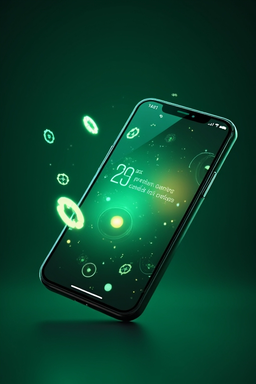 Smartphone con app casino